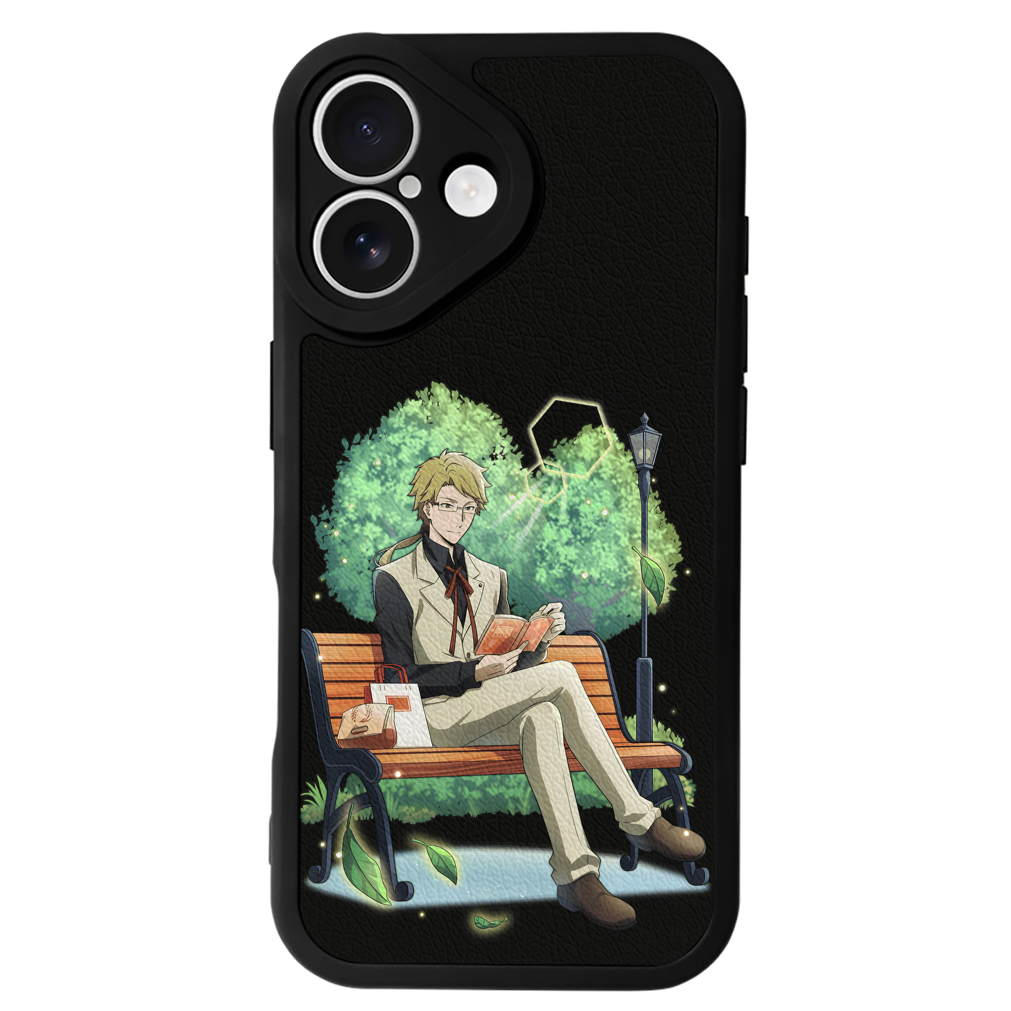 （画像用） 文豪ストレイドッグス Bungo Stray Dogs 【iPhone 16シリーズ対応】シリコンスマホケース（レザー調） 材質：シリコン